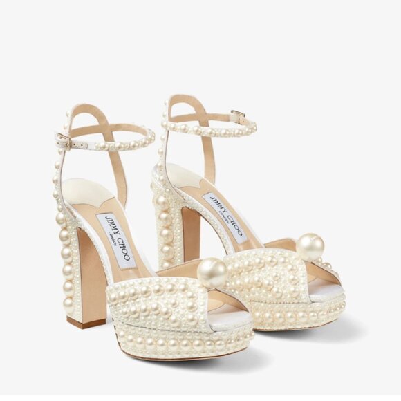 Jimmy Choo Sacaria Platform 120 in Size 34 - Picture 1 of 16